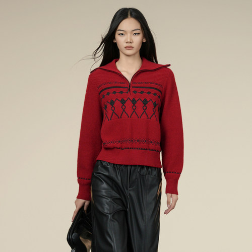 XG雪歌兔毛针织衫XK411010B713