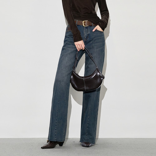 XG雪歌25冬新款牛仔裤XK402027A319