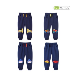 23秋款男童裤子儿童卡通汽车裤子春秋童装中小童休闲运动休闲裤子