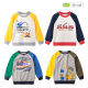 男孩秋装 上衣套头圆领打底衫 工程车衣服3 儿童秋季 男童卫衣春秋款