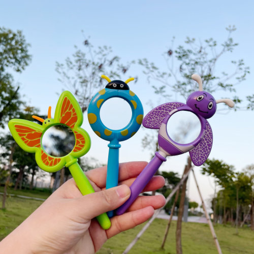 儿童手持卡通昆虫放大镜