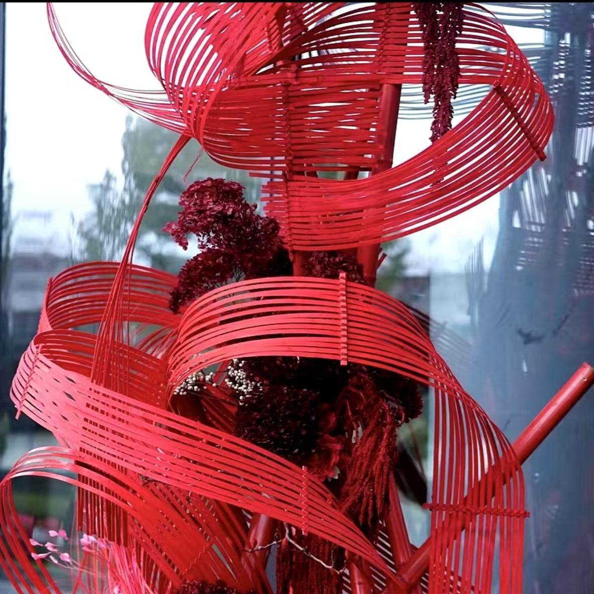 红色彩色竹条竹材料绿色竹编竹排竹片花艺婚礼装饰染色竹排竹造型,特色手工艺,竹编/竹雕,淘宝优惠券,粉丝福利购,淘宝优惠卷