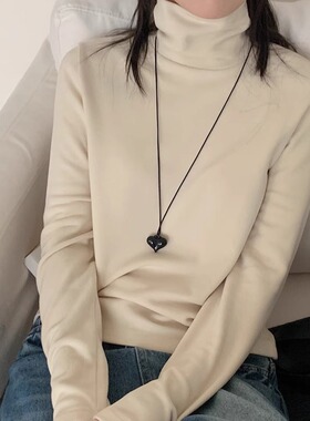 2025秋冬 棉澳绒 温暖胶囊衣 双面保暖显瘦叠穿堆堆高领打底衫