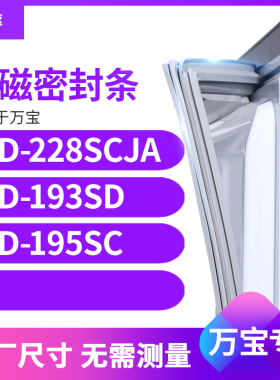 适用万宝BCD-228SCJA  193SD  195SC 193SD冰箱密封条门封条胶圈