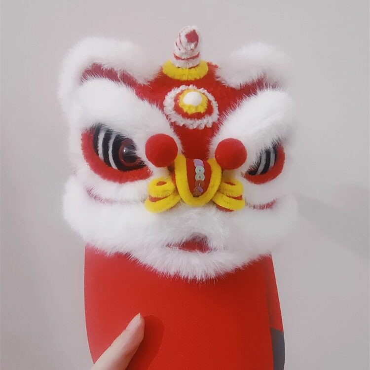 红色醒狮帽子成品佛山非遗龙狮文化棒球帽扭扭棒新年定制鸭舌帽,个性定制/设计服务/DIY,鸭舌帽,淘宝优惠券,粉丝福利购,淘宝优惠卷