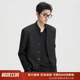 宽松休闲垫肩上衣 夹克外套男士 伯爵卓尔26年春季 设计感小立领短款