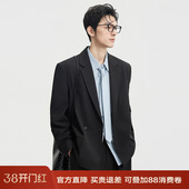 宽松休闲薄款 外套男士 西服 高级感定织含羊毛西装 伯爵卓尔26年春季