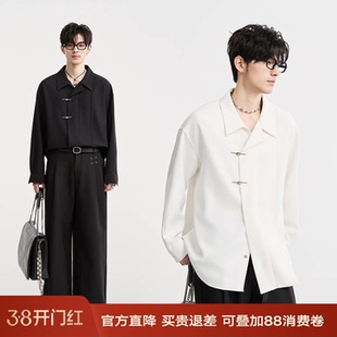 【新中式抗皱衬衣】伯爵卓尔26春季通勤长袖衬衫男士结婚订婚上衣