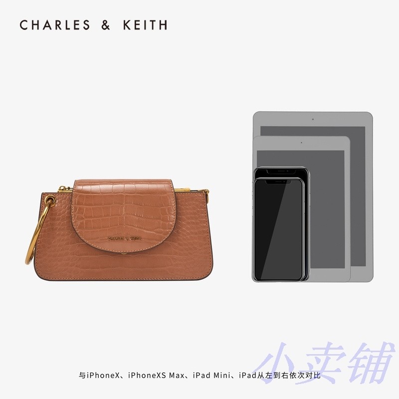 女CHARLES＆KEITH2019秋新品CK6-10700897金属圆环饰 士翻盖单肩|ruв категории Сумки, бумажник - от Buy2taobao.com для оказания профессиональной услуги покупки агента Taobao