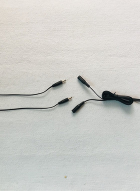 USB一拖二线材.黑色.电热片常用线材.电热鞋垫线材，电热手套线材