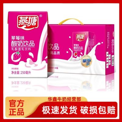 乳酸菌广州草莓酸奶燕塘