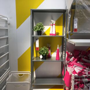 宜家国内代购希利斯搁架单元储物杂物架子创意简约储藏收纳套另购