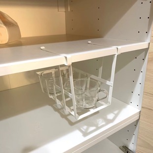 储物篮筐免打孔 伯利克方便储物篮悬挂篮夹式 宜家代购 国内