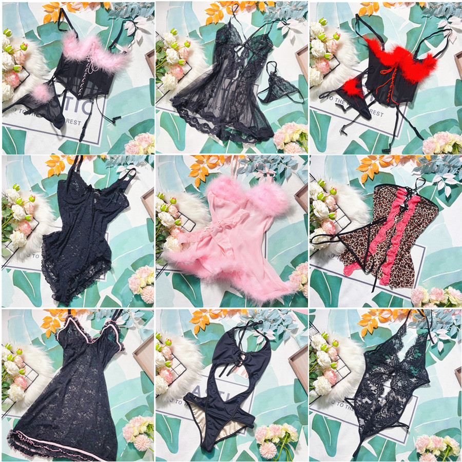 Y326 新品杂款杂色性感女生吊带睡裙睡衣居家沙滩内衣小众夜店女