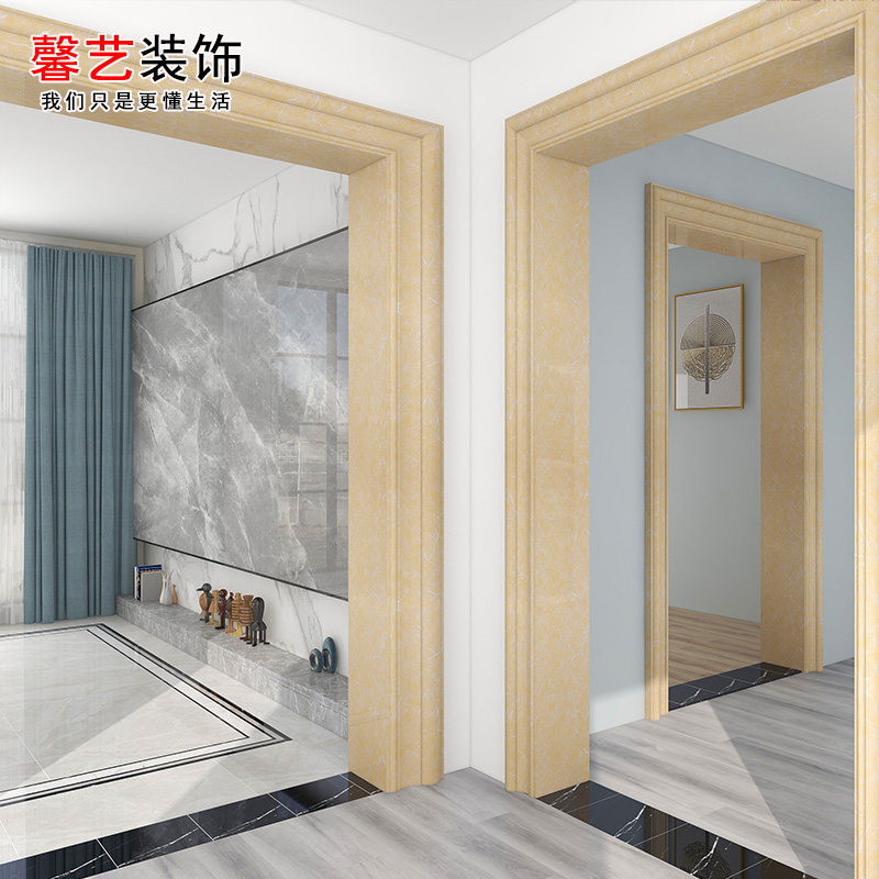 大理石门套门框包边线条框石材阳台垭口套卧室门套入户门套石塑