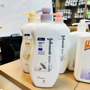 强生Johnsons美肌茉莉花蜜桃水嫩薰衣草沐浴露1000ml