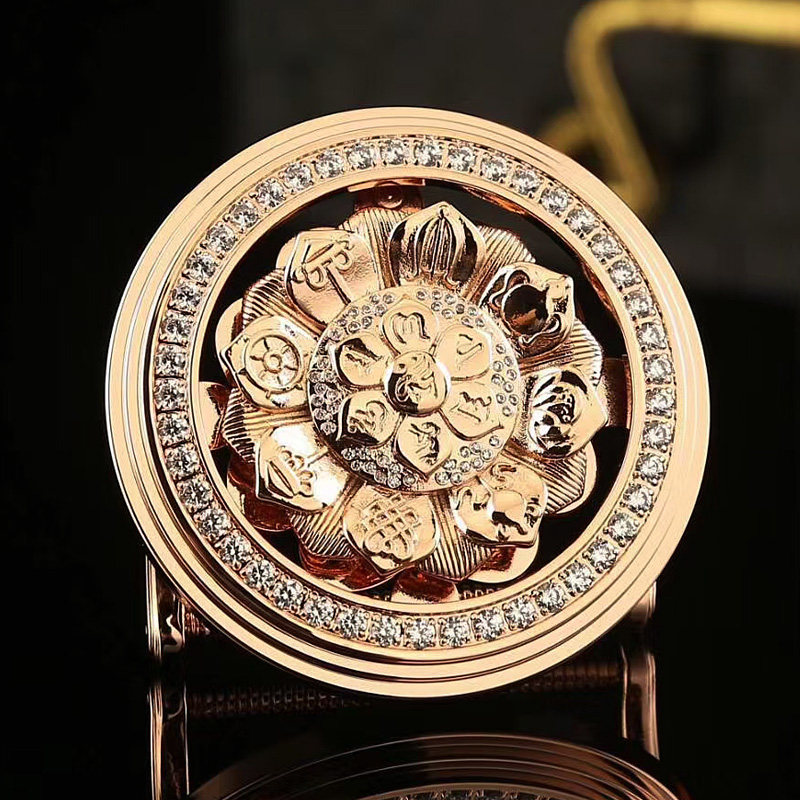 时来运转皮带扣头配件单卖皮带头男款扣头内穿式腰带扣头 腰带头