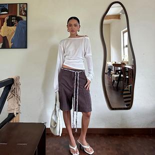 多口袋五分工装 美拉德直筒宽松街头潮SENSEAWEEK 短裤