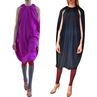 法国ATLEIN茧型斗篷多穿连衣裙