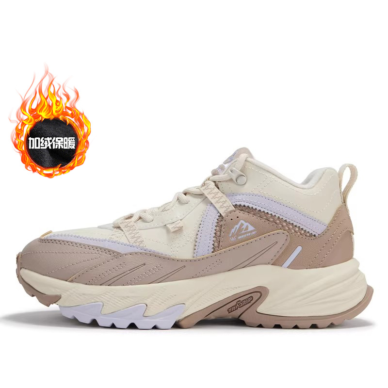 361度女子冬季加绒保暖运动鞋