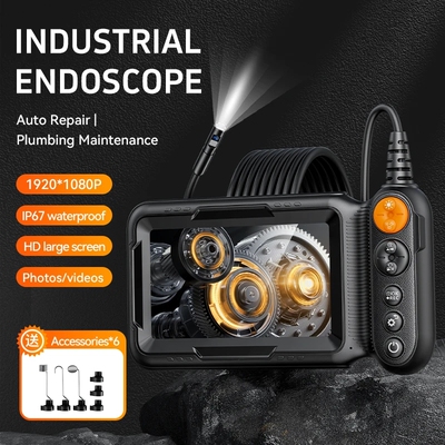 Industrial Endoscope Camera 5 ''IPS 1080P 8.5mm  Camera