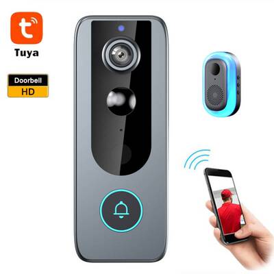 Tuya Doorbell Camera Wireless Eye Digital Peephole Wifi Door