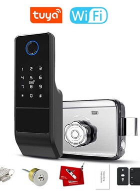 Tuya WiFi Intelligent Door Lock Home Apartment Intelligent L