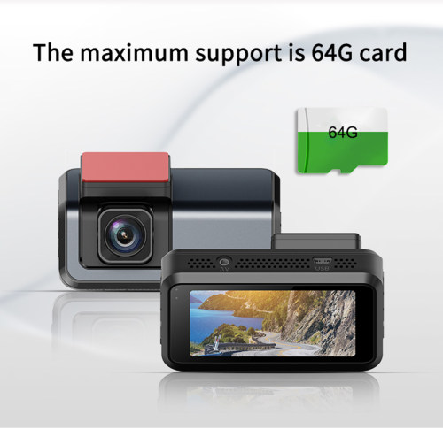 Dual Lens With 1080P Car Dash Cam Video Recorder Supports Mo