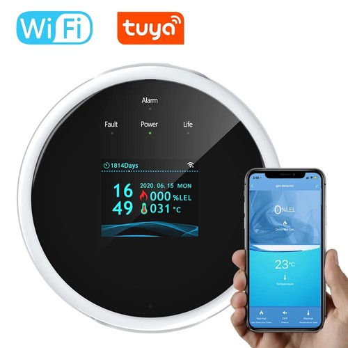 Tuya WiFi Smart Gas Leak Detector Combustible Gas Monitor