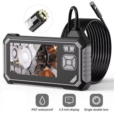 Industrial Endoscope Camera 4.3'' Sewer Pipe Inspection