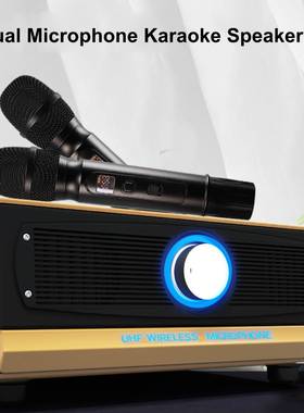 Family Karaoke Machine System Hand-held UHF Wireless Microph