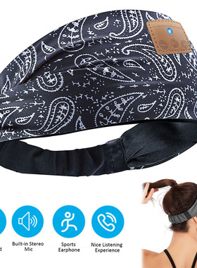 Bluetooth 5.0 Sports Headband Stereo Earphone Music Player w