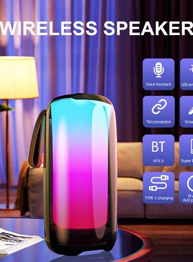 bluetooth Karaoke Speaker with 2 Mic Dynamic Bass TWS Surrou