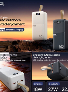 REMAX 27W Power Bank Super FastCharging For Laptop Tablet