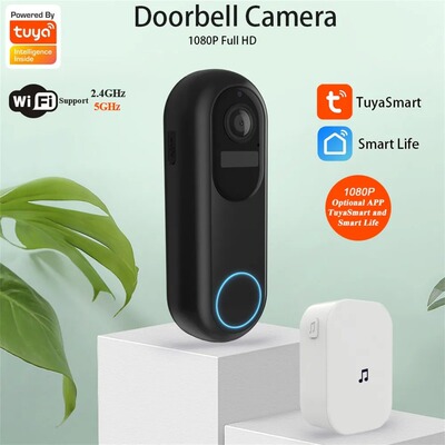 Tuya Doorbell Wireless Camera Wifi Home Intercom Peepholes