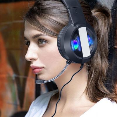 Headphone Light  Gaming Computer Headphone 头戴游戏耳机