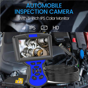 8mm Dual Lens Inspection Camera Industrial Endoscope Waterpr