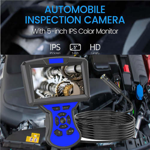 8mm Dual Lens Inspection Camera Industrial Endoscope Waterpr