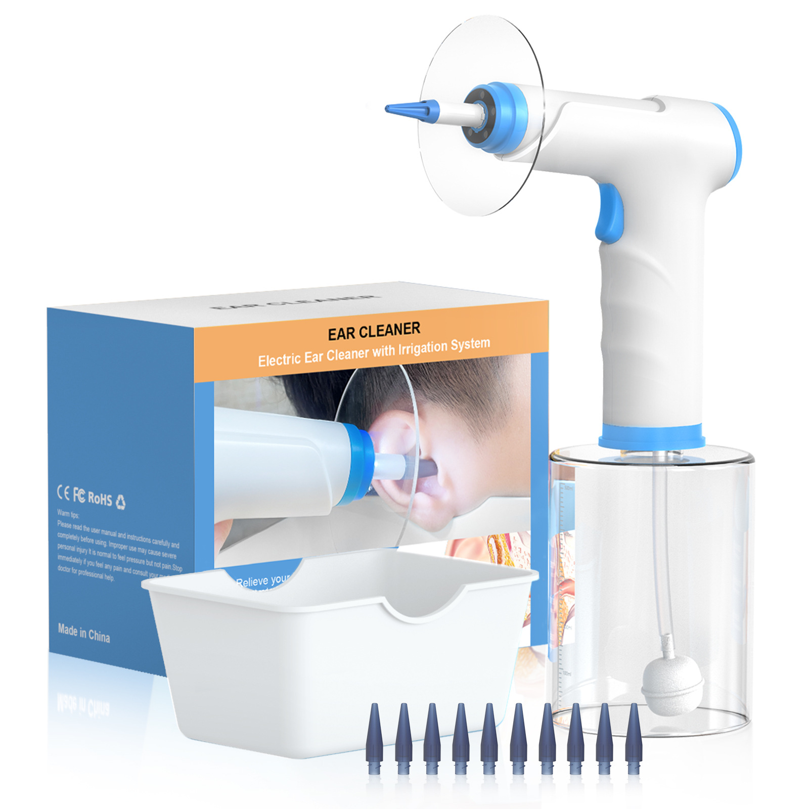 Ear Wax Removal Manual Ear Cleaner Water Earwax Removal Kit