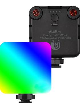 RGB Pocket LED Video Light Video Conference Lighting 2500K-9