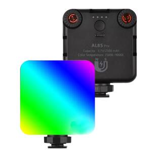 RGB Pocket LED Video Light Video Conference Lighting 2500K-9
