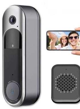 Wireless Doorbell Camera Wifi 2-way Audio Intercom Video