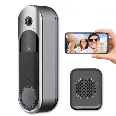 Wireless Doorbell Camera Wifi 2-way Audio Intercom Video