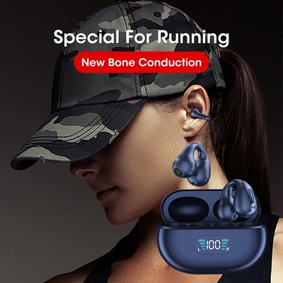 Bluetooth 5.3 Earphones Wireless Sports Headphones Earring