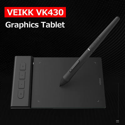 VEIKK VK430 Graphics Tablet Digital Drawing Tablet with 8192