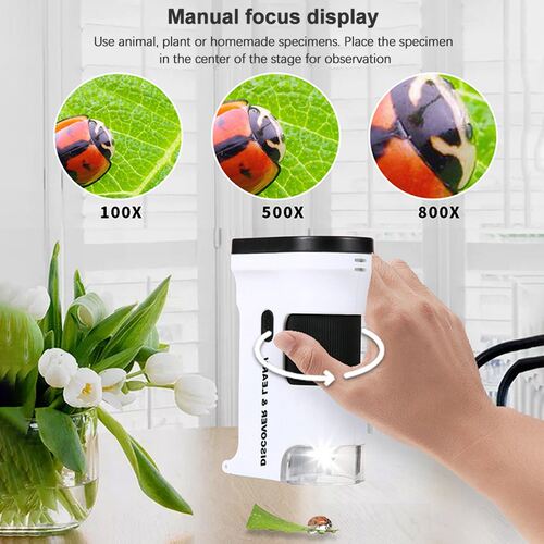 Handheld Digital MicroscopeUSB Microscope 12M Resolution