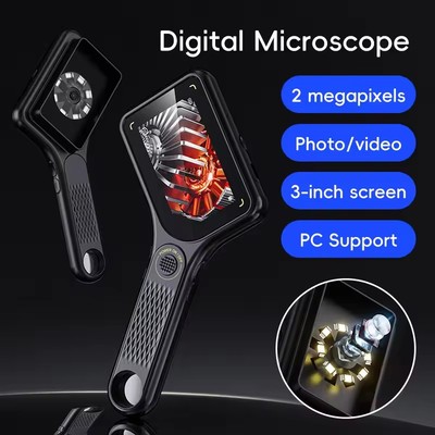 Handheld USB Digital Microscope 3.0 inch Magnifying Glass