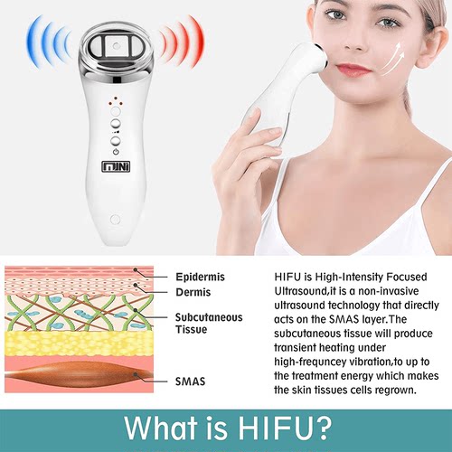 Mini HIFU Machine Ultrasound Machine Skin Care Products RF F