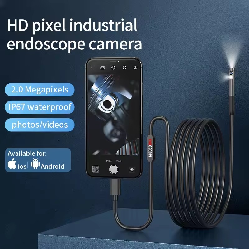 Endoscope Inspection Camera 3 in 1 Mini Inspection Camera