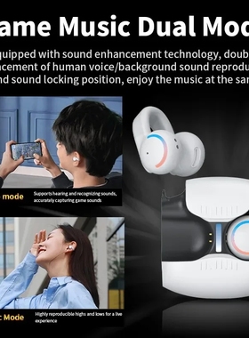 B5 OWS Clip-on Wireless Bluetooth Headphones Low Latency ENC